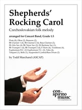 Shepherds' Rocking Carol Concert Band sheet music cover